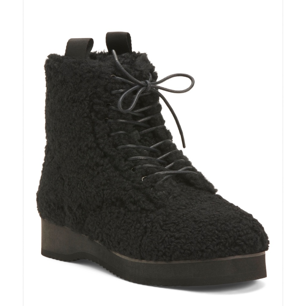 ROAM ❤️‍🔥 COMBAT CUSH COZY BOOTS NWT SIZE 9 IN BLACK - Picture 1 of 8